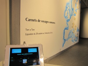 Carnet de voyages sonores médiathèque de Lorient nov 2016